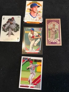 ( 5 ) Aaron Nola Baseball 2014 Bowman Rookie-Fortune Teller-Aces ++ - Picture 1 of 2