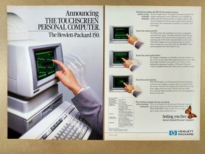1984 Hewlett-Packard HP 150 Touchscreen Computer Vintage Print Ad - Bild 1 von 1