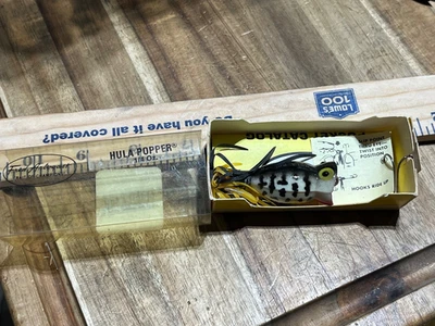 Señuelo de pesca Hula Popper vintage nuevo stock antiguo (27292) Foto 1 de 4