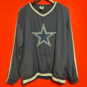 Dallas Cowboys NFL Pullover Jacket Blue Size M - Picture 1 of 9