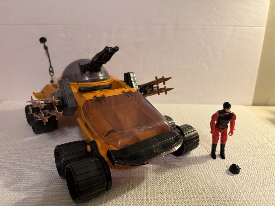 Destro's Razorback Tank 100% Completo GI Joe 1989 Hasbro Figura de Acción Vehículo Foto 1 de 4