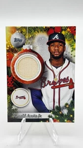 2025 Topps Holiday - Player Relic Ronald Acuña Jr. #PR-RA (MEM) - Bild 1 von 2