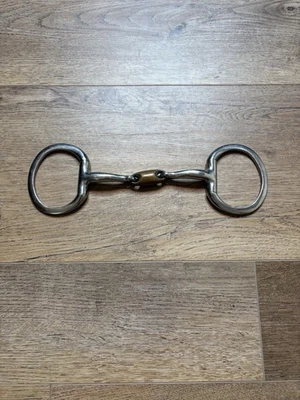 JP Korsteel из нержавеющей стали меди овальный ссылка Eggbutt Snaffle бит 5,5 5 1/2 - Изображение 1 из 3