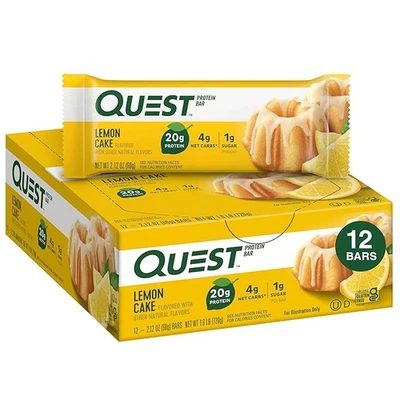 Quest Nutrition Protein Bar - Lemon Cake - 12ct - Image 1 of 4