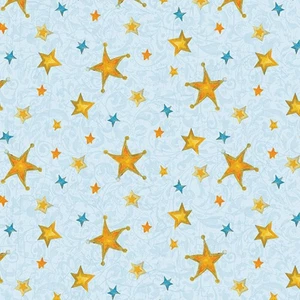 Feline Drive Fabric CHRISTMAS SPIRIT Star Splendor Blue Fat Quarter (18x22") FQ - Picture 1 of 8