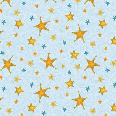 Tela Feline Drive CHRISTMAS SPIRIT Star Splendor Blue Fat Quarter (18x22") FQ Foto 1 de 4