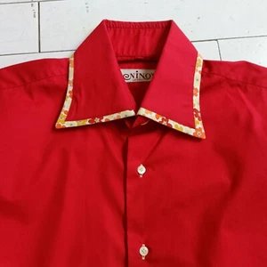 NINO'S SHIRT Size XL - SLIM AMAZING RETRO DESIGN - Gorgeous Stylish Shirt *NEW* - Picture 1 of 15
