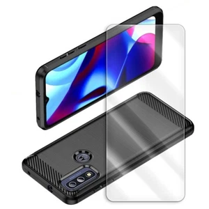 Screen Protector Shock Absorbing TPU Case for Motorola Moto G Pure XT2163 phone - Picture 1 of 1