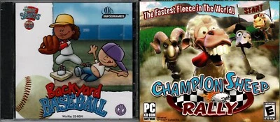 Champion Sheep Rally and Backyard Baseball Pc New XP 2 Fun & Engaging Games - Image 1 of 2