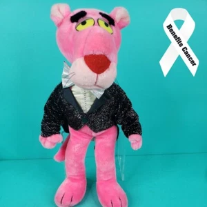 1988 Pink Panther 25. Jahrestag Silber Feier besonderes Plüschtier - Bild 1 von 7