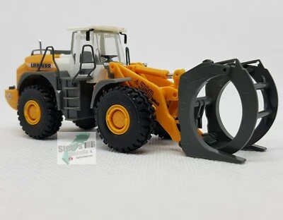 Herpa 306843 Liebherr Radlader L580 Loghandler für Kurzholz 1:87 NEU OVP