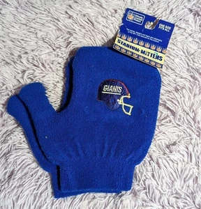 NY Giants Stadium Mittens NWT Vintage Official NFL New York Wind Barrier Blue  - Picture 1 of 12