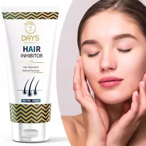 Natural Hair Inhibitor Cream Face, Body, , Hair Removal 100g - Picture 1 of 8