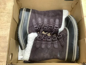 Botas Sorel Joan Of Arctic para mujer ceniza/arena húmeda talla 7 - Imagen 1 de 3