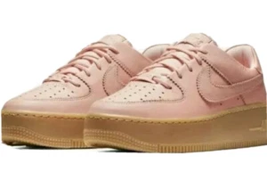 Nike Air Force 1 Sage Low Coral Gum 2019- Size 10.5 - Picture 1 of 3