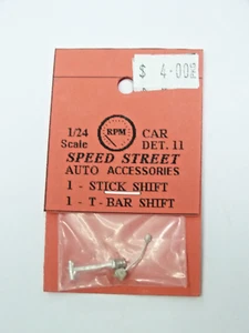 Kerroby Models Speed Street 1/24 auto white metal T-Bar and stick shift. Det 11. - Picture 1 of 3