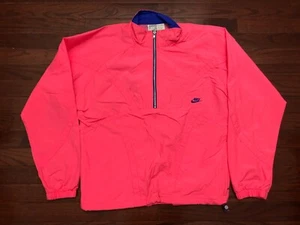 VINTAGE 80er NIKESWISHY TRAININGSJACKE HERREN MEDIUM PINK BLAU 1980er SPORTSWEAR e - Bild 1 von 6