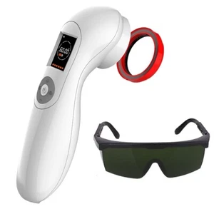 Cold Laser Therapy Device LLLT Pain Relief Soft Red Light Treatment 808nm+650nm - Picture 1 of 12