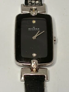 Working Ladies Silver Skagen Demark Quartz Watch DV - Picture 1 of 9