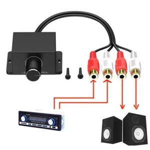 Plastic Car Audio Amplifier Bass RCA Level Remote Volume Regulator Knob} βщ Y8R2 - Zdjęcie 1 z 13