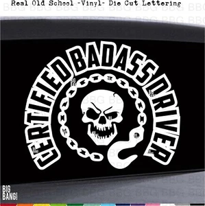 Tow Truck Driver Vinyl Decal Sticker ALWAYS BADASS 24/7 Owner Operator Business - Picture 1 of 4