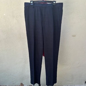 Pantalones Pantalones a Cuadros Ceremonia de Apertura Hombres Informales Cóctel Negocios Gris Oscuro 34 - Imagen 1 de 7