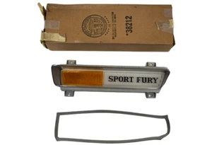 1970 Plymouth Sport Fury Right Passenger Side Marker Light Lens 3420842 NOS - Picture 1 of 12