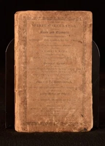 1829 E Arthur New Spirit Calculator Rules Reducing Compounding Spirits Uncommon - Afbeelding 1 van 6