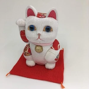 Maneki Neko Beckoning Gato de la Suerte Edo Kimekomi Tradicional Kakinuma Toko Japón Nuevo - Imagen 1 de 6