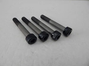 4x Porsche 9A700758500 Genuine Rear Brake Caliper Bolts High Gloss Black Head - Picture 1 of 6