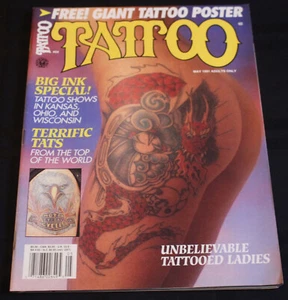 1991 TATTOO MAGAZIN #24 + POSTER Vintage SEPULTURA Skin Art EASYRIDERS - Bild 1 von 15