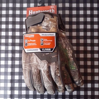Huntworth RealTree Edge® Men's Gunner Heavyweight Gloves Camo Touch Screen  - Image 1 of 4