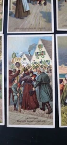 Zestaw sześciu Niemieckich  kart reklamowy"B.Sprengel & Co. for Chocolate" - Zdjęcie 1 z 7