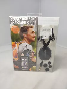 Bandeau de bras de sport brassard voyage sport camping randonnée oreillettes compatible avec smartphone - Photo 1 sur 10