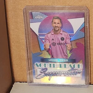 Lionel Messi 2024 Topps Chrome South Beach Refractor Inner Miami - Picture 1 of 2