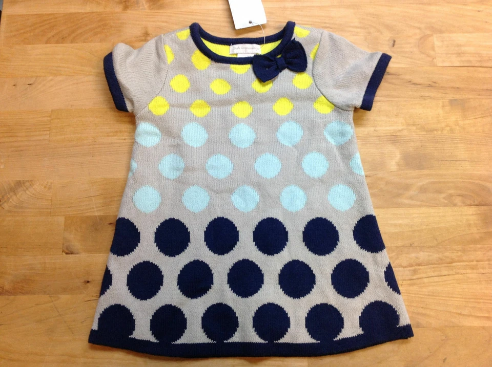 Top túnica de punto First Impressions bebé niña, azul medieval [3-6M] Foto 1 de 1