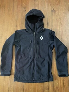 Black Diamond Mens Dawn Patrol Soft Shell Hooded Jacket Small Black - Picture 1 of 12