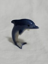 Vintage Hagen Renaker Miniature Jumping Porpoise Dolphin #965 No Card Ec