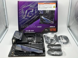 ASRock X870E NOVA WIFI AM5 AMD X870E SATA 6Gb/s ATX Motherboard READ - Picture 1 of 10