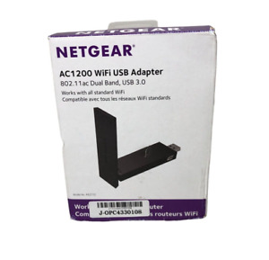 NETGEAR AC1200 Dual Band Smart Wi-Fi USB Adapter A6210 Open Box