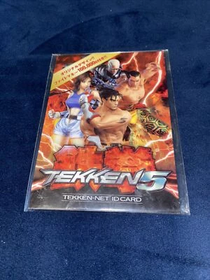 2004 NAMCO TEKKEN 5 ID CARD Jin Kazama Japan Import - Image 1 of 3