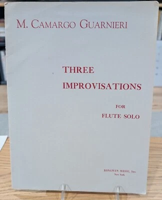 Three Improvisations for Flute Solo by M. Camargo Guarnieri - Image 1 of 4