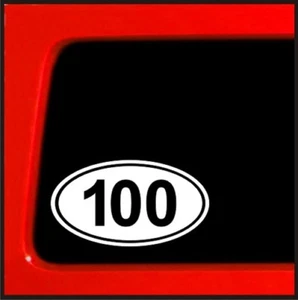 Calcomanía pegatina de bicicleta Century 100 millas pegatina para parachoques para automóvil, camioneta, ventana, - Imagen 1 de 7