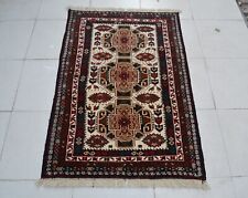 2'10 x 4'3 Handmade afghan tribal baluchi wool small area rug, 3x5 persian rug