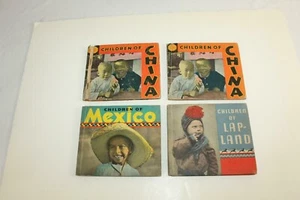 4 Vintage Books 1936-1937 Children of China Mexico and Lapland - Picture 1 of 7
