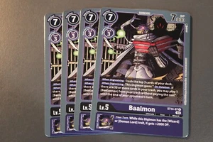 Digimon TCG (2020) - ST14-07 - 4x Baalmon - Purple - Rare - Picture 1 of 1