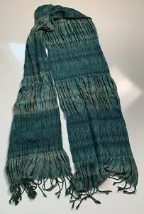 100% Kaschmir Handarbeit Schal groß Made in Kazakhstan Stretch Winter - Bild 1 von 4