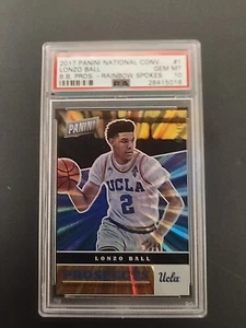 2017 National Convention Prospects Rainbow Spokes /49 Lonzo Ball #1 Rookie PSA10 - Picture 1 of 3