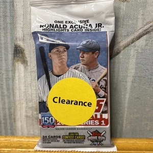 2019 Topps Baseball Series1 Jumbo Fat Pack Factory Sealed 34 Cards - Picture 1 of 4