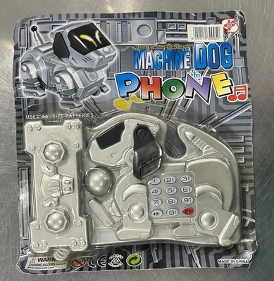 Hasbro Tiger Electronics Robo-Chi Mini Poo-Chi Knock Off Phone Vintage KO Tekno - Image 1 of 4